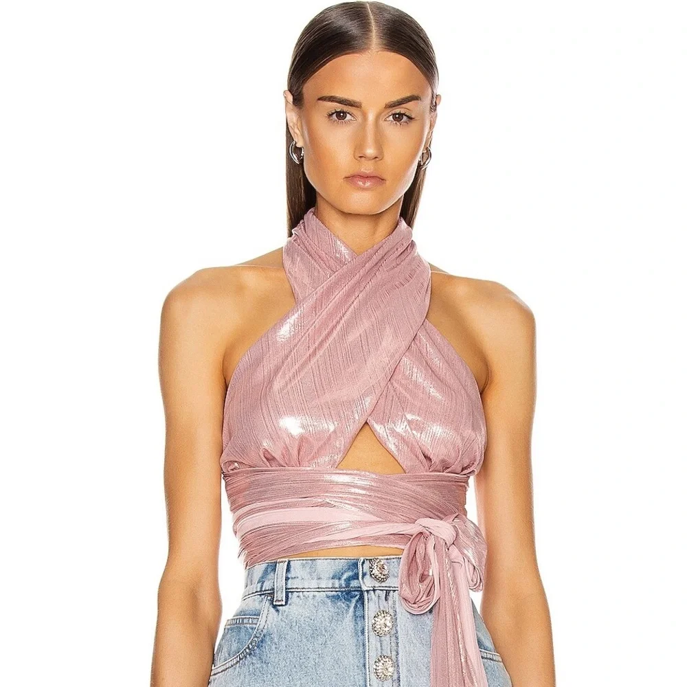 ATOIR Give It All Crop Top in Blush - Picture 1 of 8